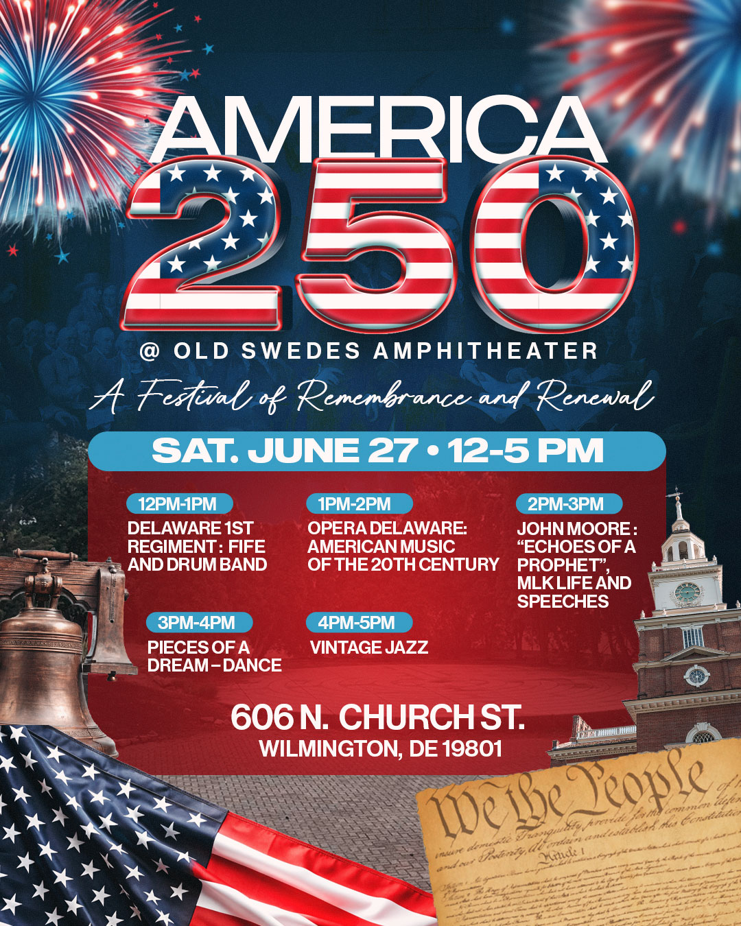 America 250 festival poster